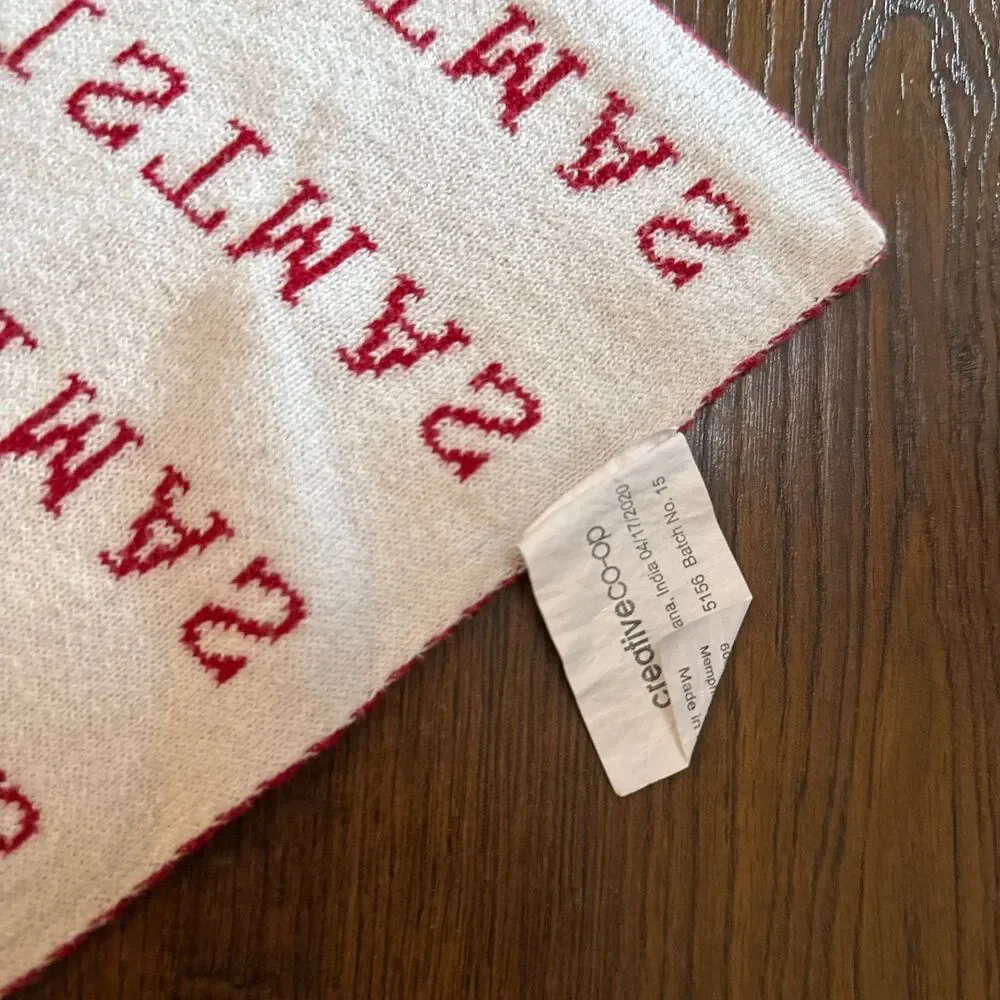 Creative Co-Op “Baby’s First Christmas” Blanket